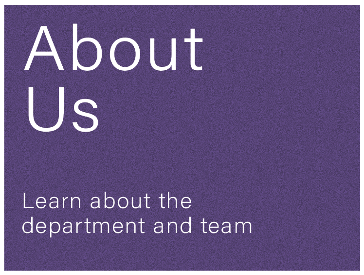 About Us: Learn about the department and team