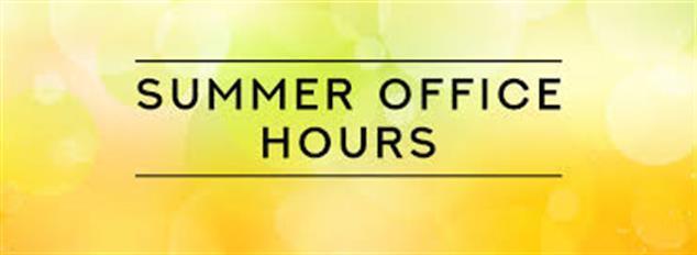 Summer Office Hours